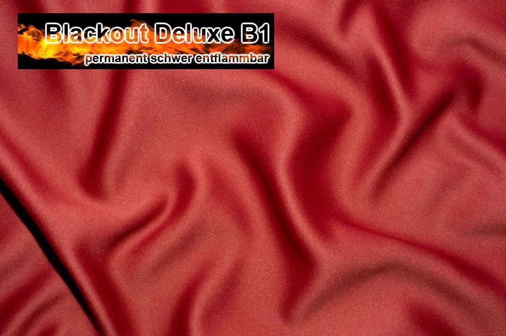 Blackout Deluxe - Permanent schwer entflammbar Kirsch