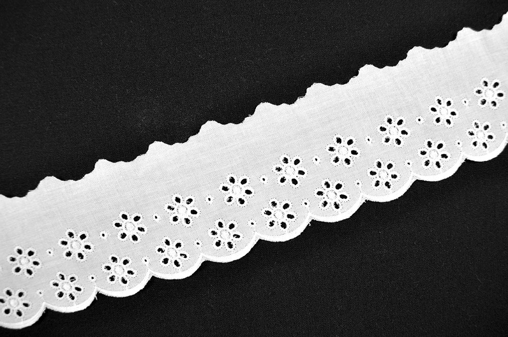 Wäschespitze - Rêve de Fleurs - 6 cm breit - Meterware 