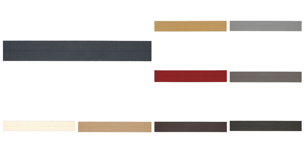 Einfassband - Lederoptik - 20 mm - Meterware 