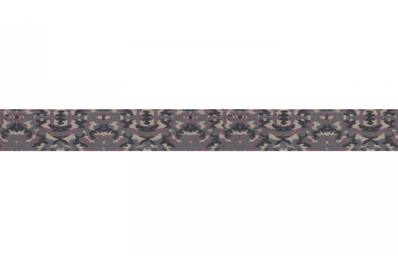 Elastisches Einfassband - Camouflage - Braun 