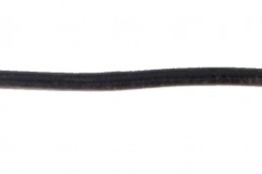 Lederkordel - Schwarz - 4 mm - Meterware 