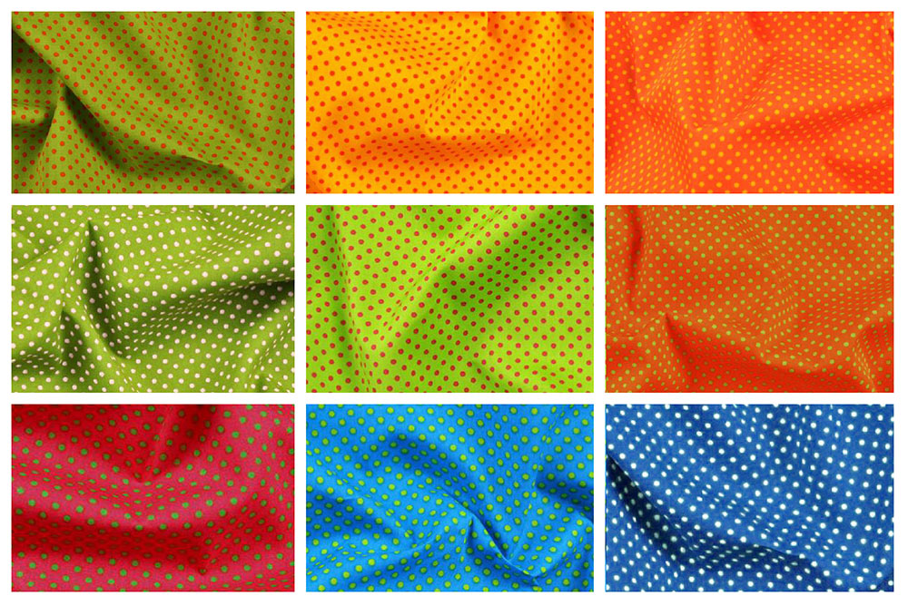 Baumwolle Popeline - kleine Punkte 