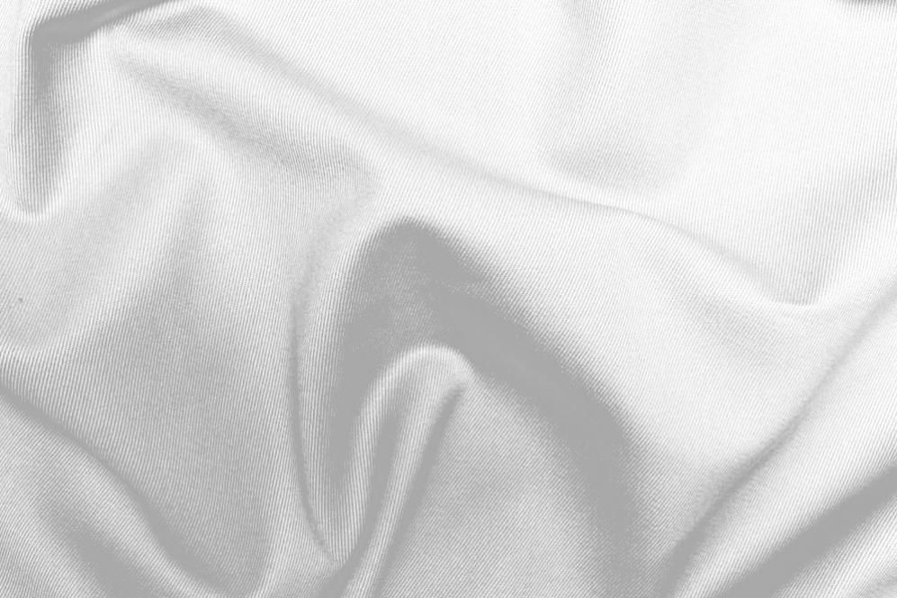 Baumwoll-Köper - Uni - Weiß - 1,0 Meter 