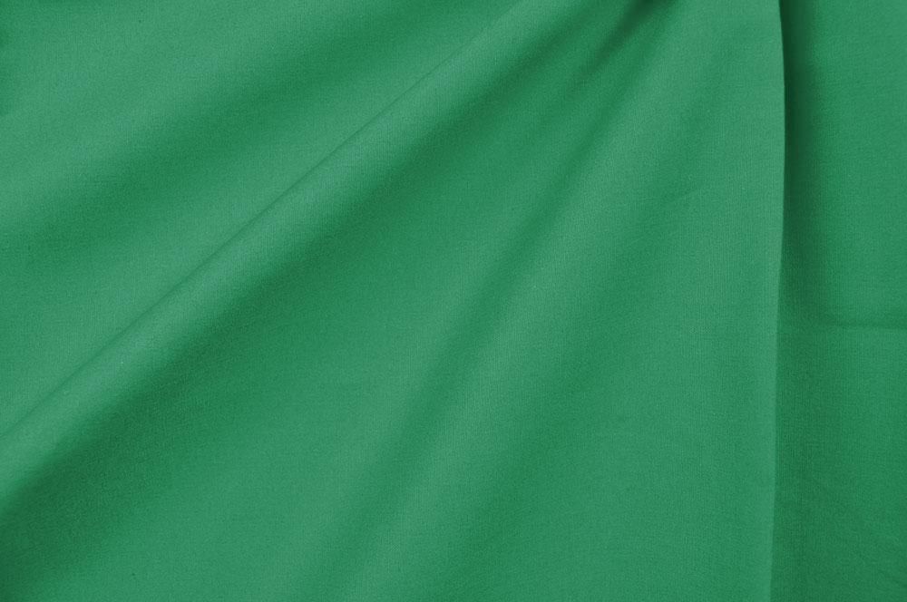 Baumwollstoff Popeline - Uni Grün