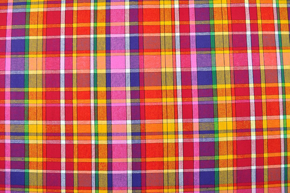 Karo-Baumwoll-Stoff Nr.10 