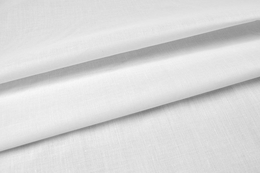 Baumwoll-Mix - super leicht - Weiß 