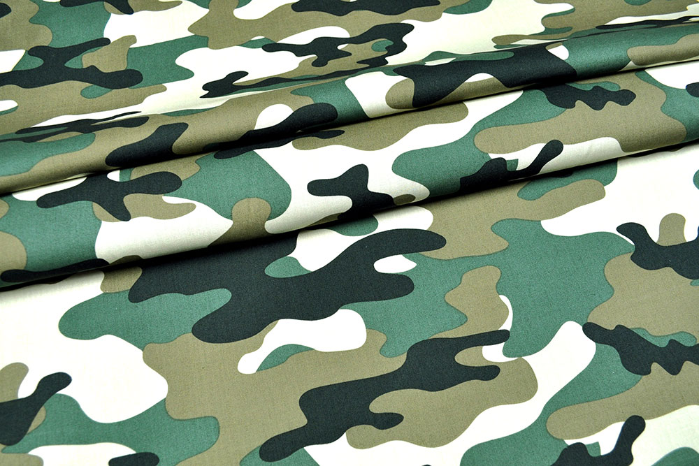 Baumwoll-Popeline - Military Classic - Grün 