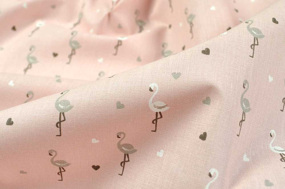 Baumwollstoff - Flamingos - 290 cm 