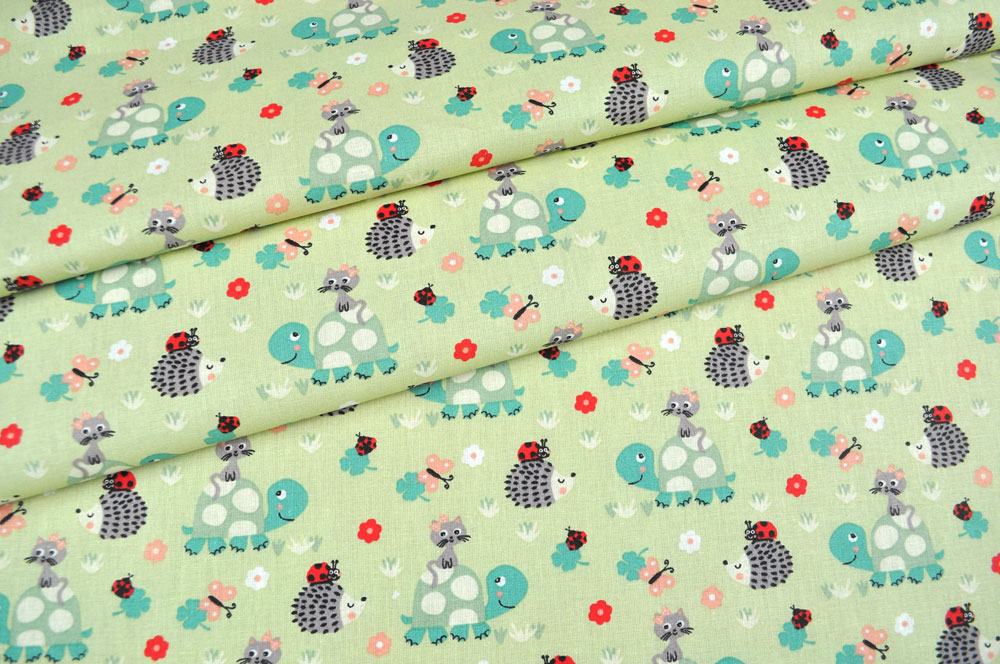 Baumwollstoff - Schildkröte 