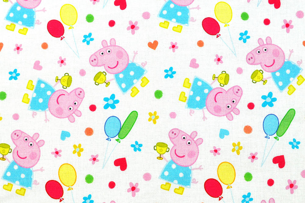 Baumwoll-Dekostoff - Peppa Pig© 