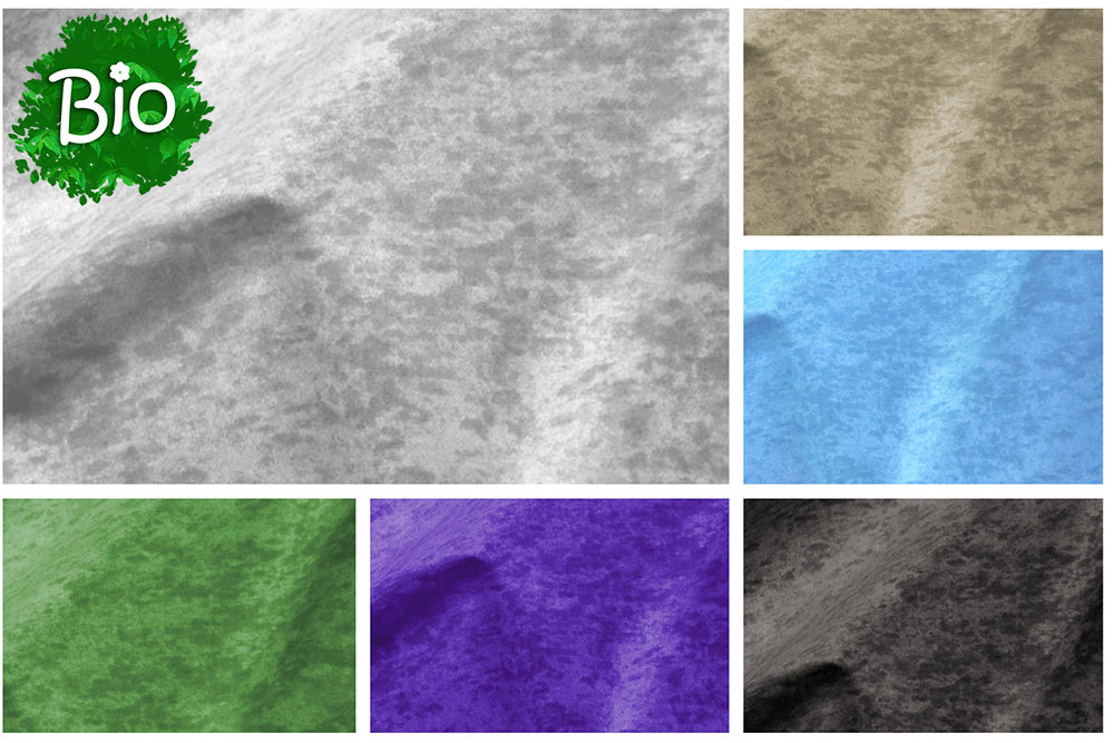 Baumwoll-Popeline  - Marmor - Bio 