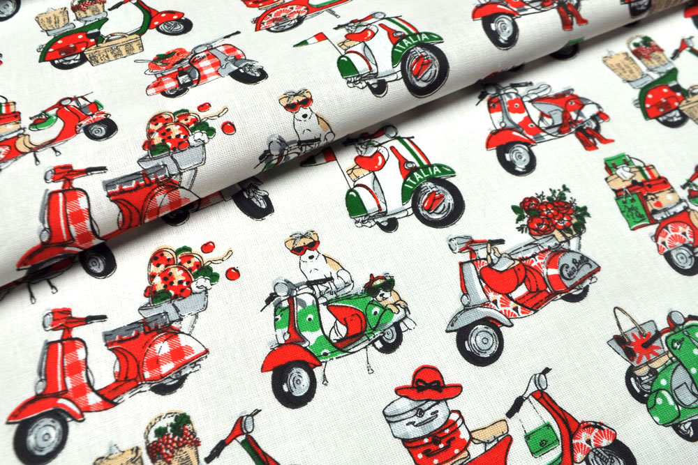 Baumwoll-Dekostoff - La Dolce Vita 