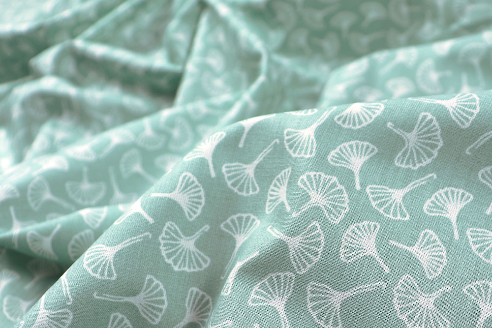 Bettwäsche-Stoff - Ginkgo - 295 cm 
