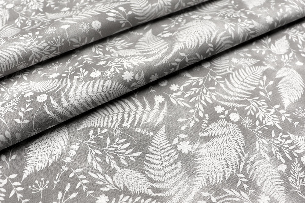 Baumwollstoff - Tropical Grey - 295 cm 