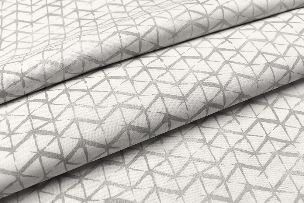 Baumwollstoff - Geo White - 295 cm 