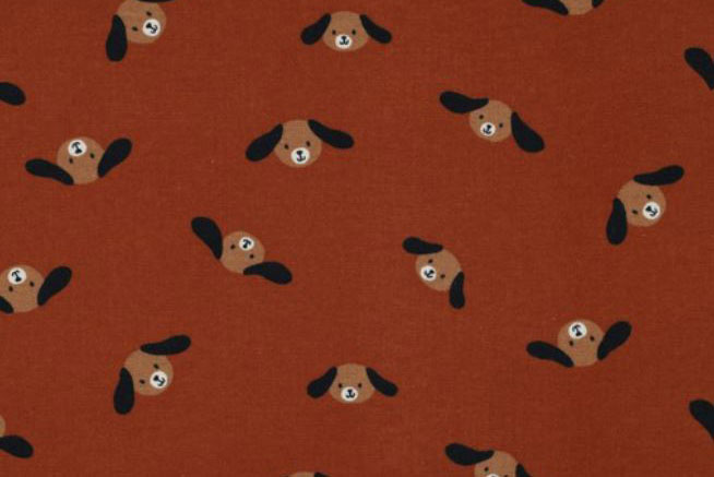 Baumwollflanell - Dogs on it 