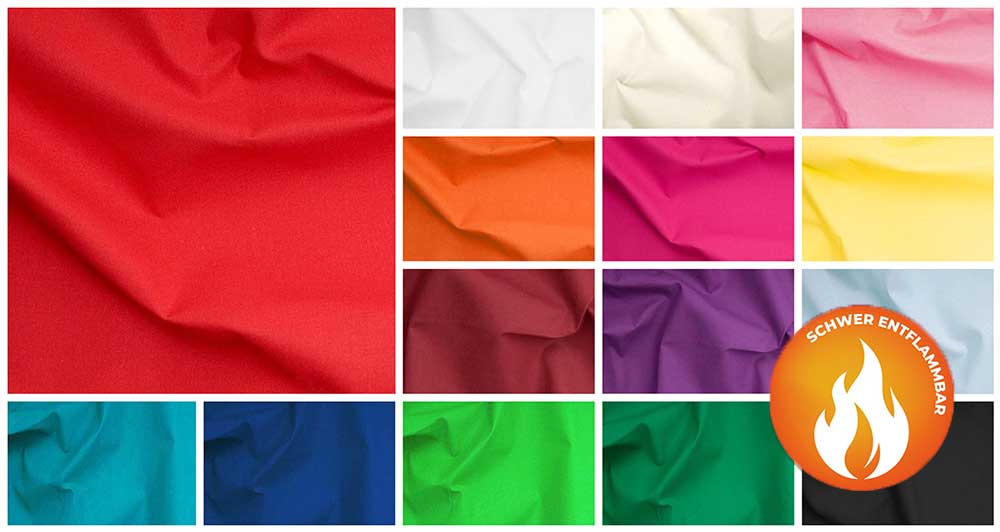 Baumwolle - schwer entflammbar 