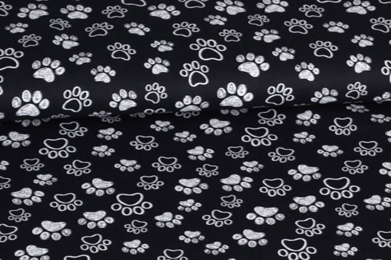 Baumwollstoff - Tatzen 