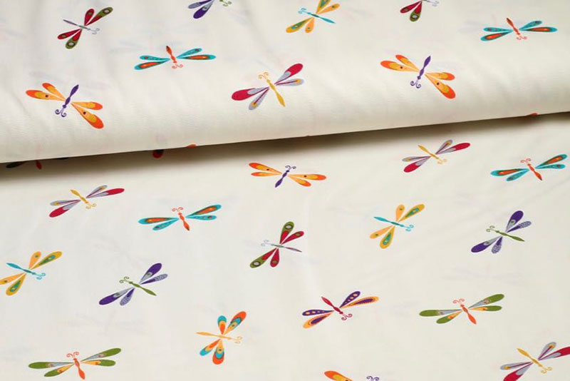 Baumwollstoff - Libellen 