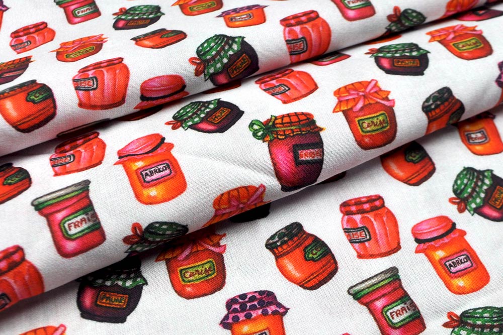 Baumwollstoff - Marmelade 