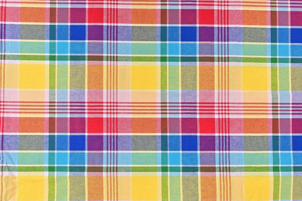 Karo-Baumwollstoff Beppo 