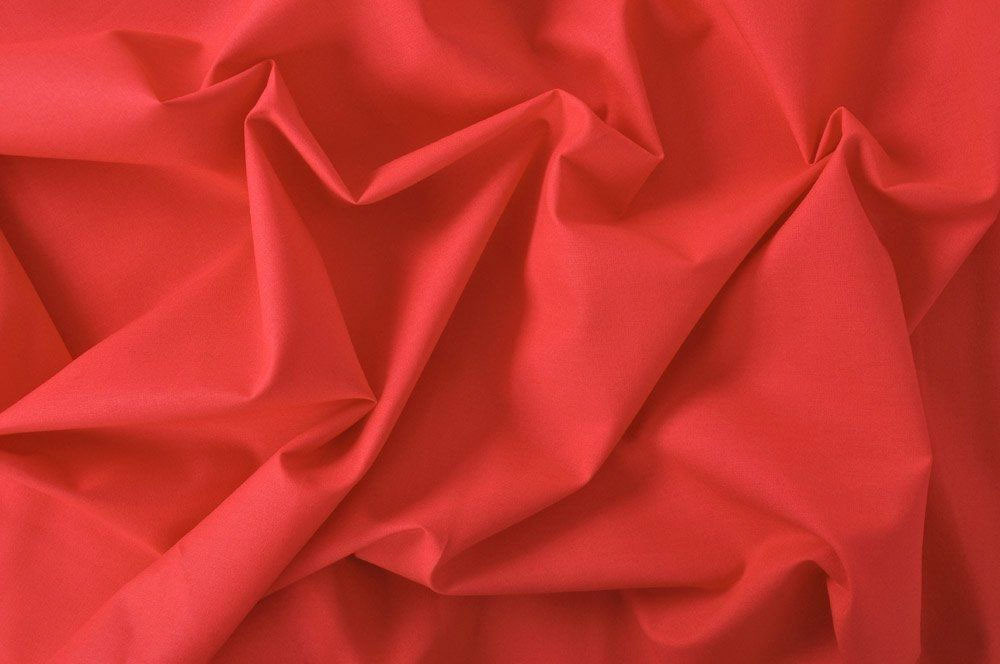 Baumwollstoff - 280 cm Rot