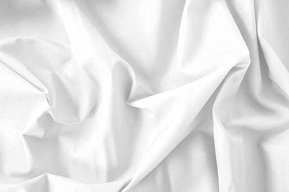 Baumwollstoff - 280 cm - Weiß - 1,0 Meter 
