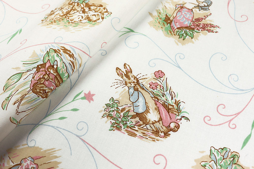 Baumwollstoff - Tierische Nostalgie 