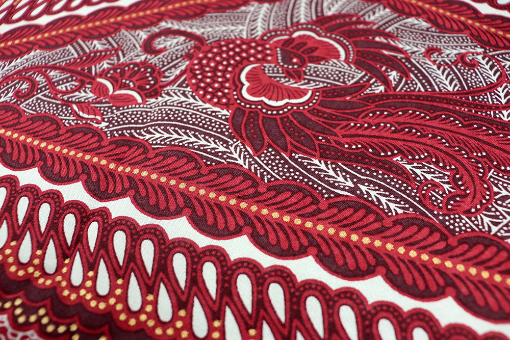 African Java Print - Premium - Rot 