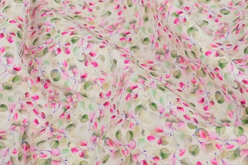 Baumwollstoff Digital - Eukalyptus 