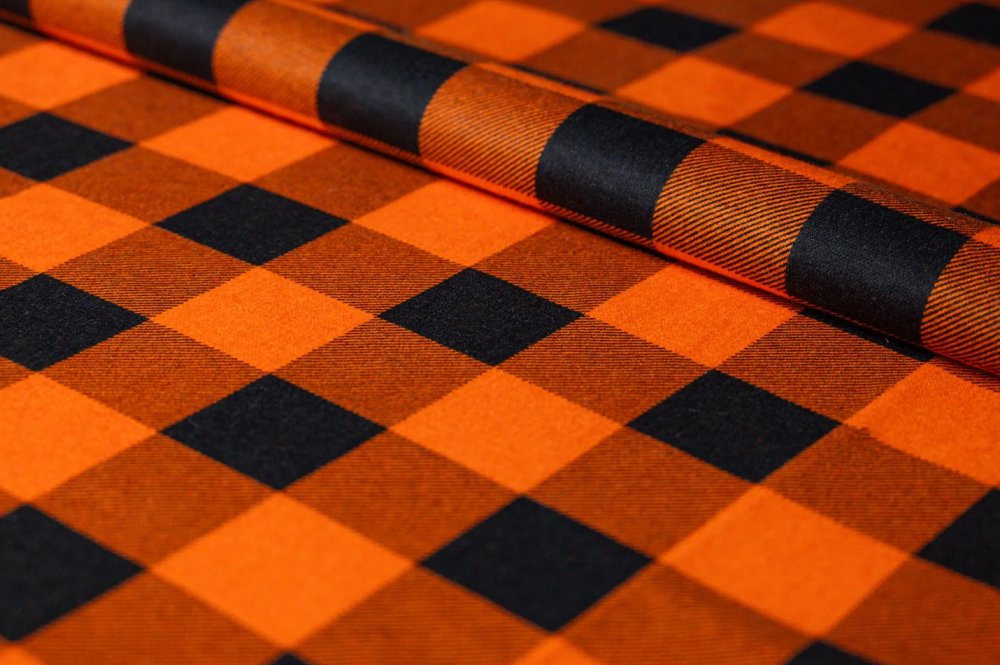 Baumwollflanell - Orange 