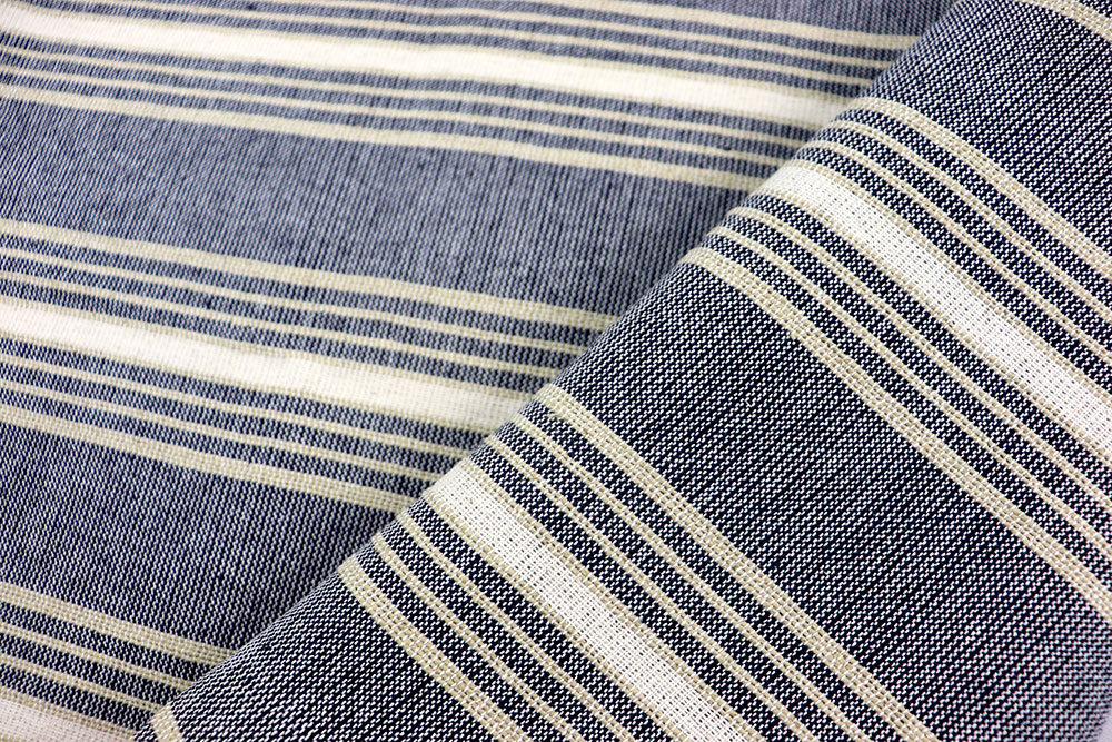 Baumwollstoff Webstreifen - Genua 