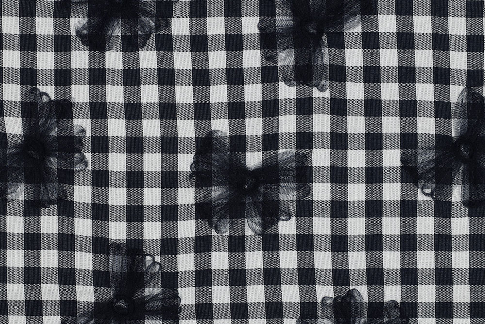 Vichy Karo mit Tüll-Scheifen 