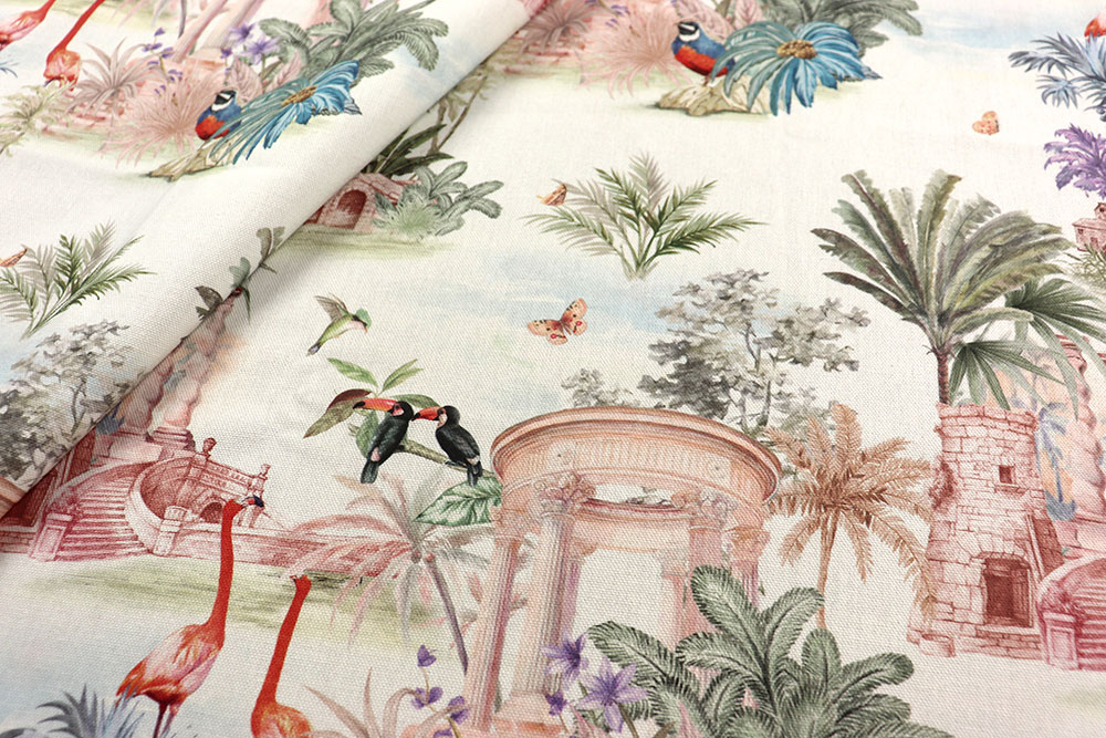 Baumwoll-Dekostoff - Vintage Jungle 