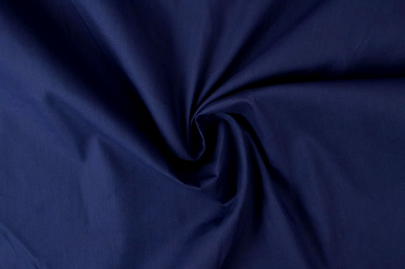 Baumwollstoff B1 schwer entflammbar - 300 cm Nachtblau