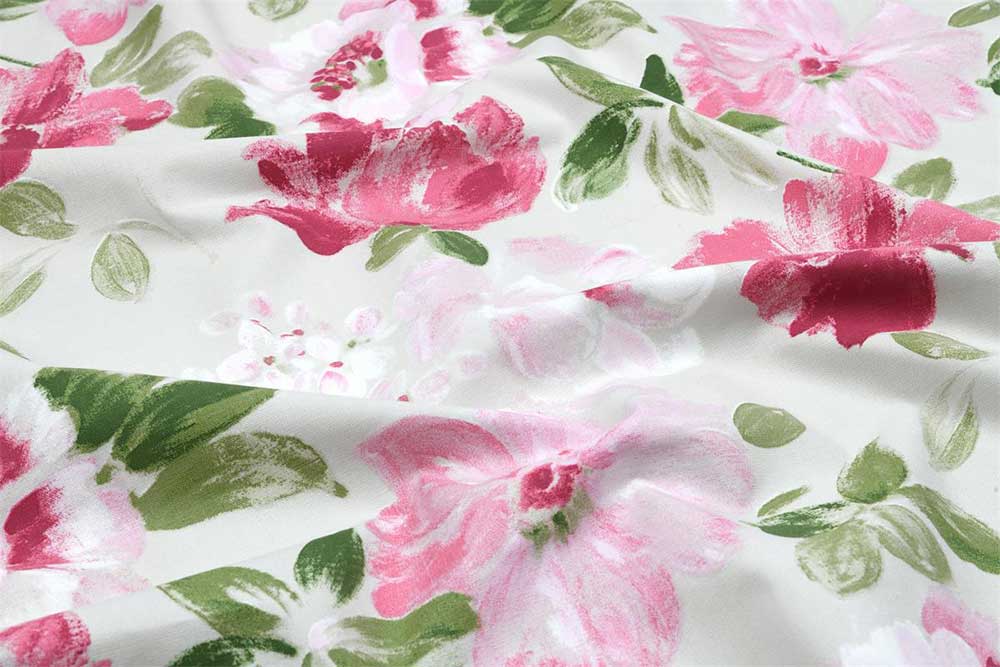 Baumwoll-Dekostoff - Rosy 