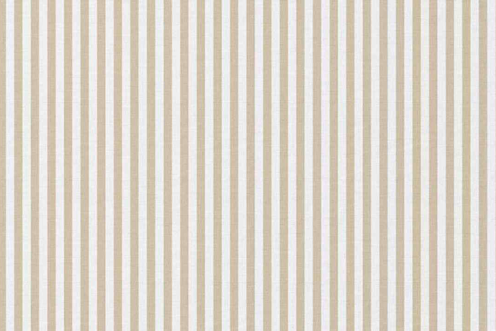 Baumwollstoff - Streifen - Creme/Sand 