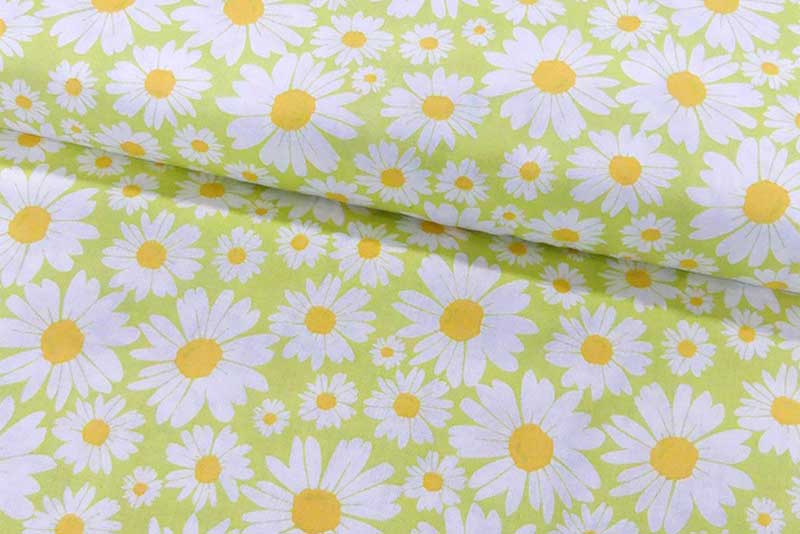 Baumwollstoff - Margeriten - 110 cm 