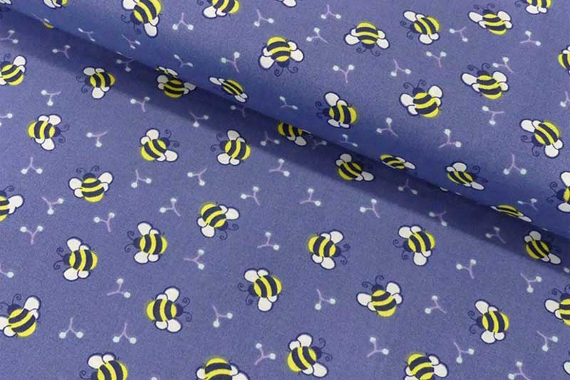 Baumwollstoff - Hummeln - 110 cm 