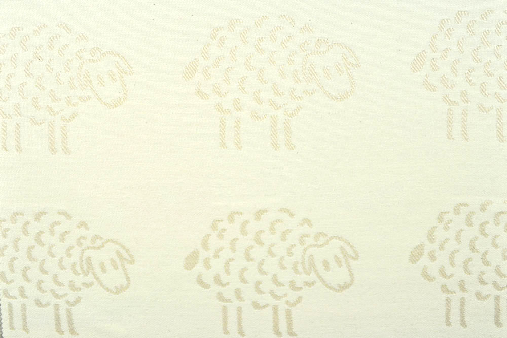 Wende-Jacquard - Kuschelschafe - Creme/Beige 