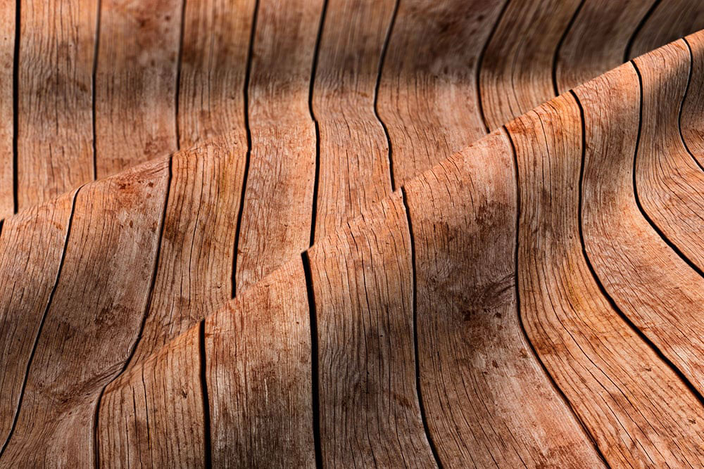 Dekostoff - Holzbretter 