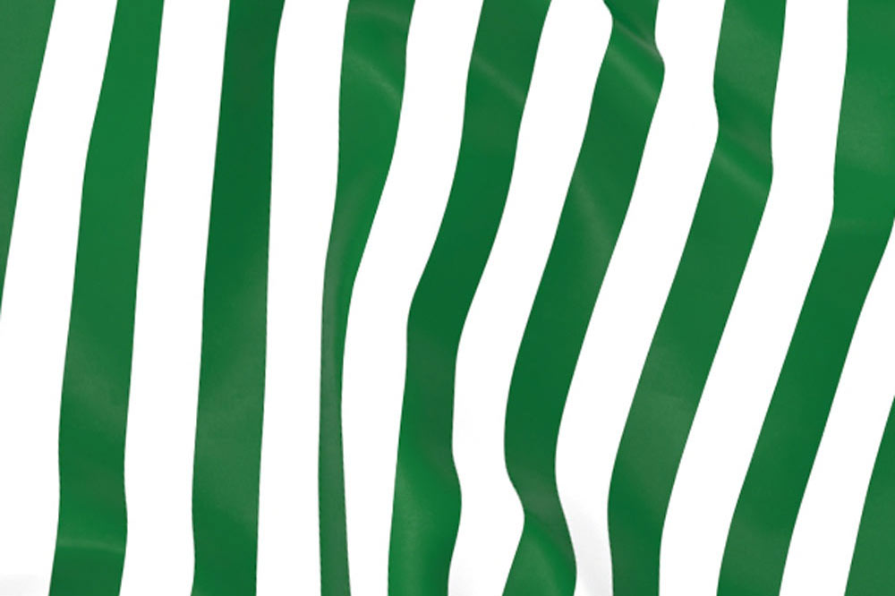 Dekostoff - Blockstreifen 10cm Grün