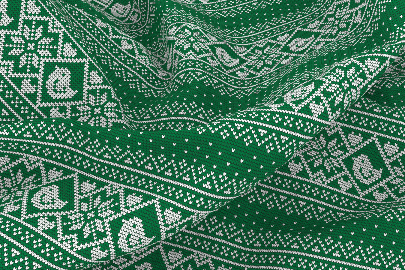 Wellness-Fleece - Collection Norway - Ducky Christmas Grün