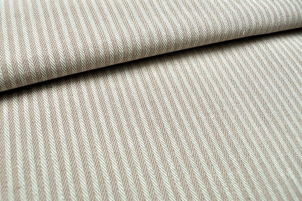 Dekostoff Simply - Streifen - Beige 