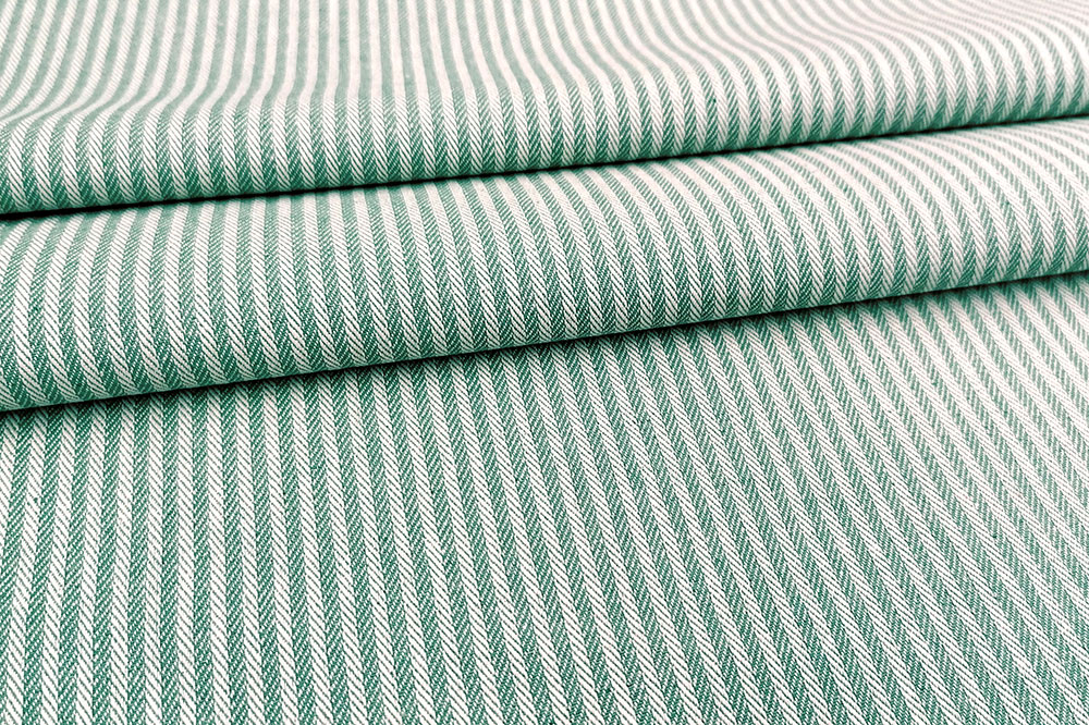 Dekostoff Simply - Streifen - Grün 
