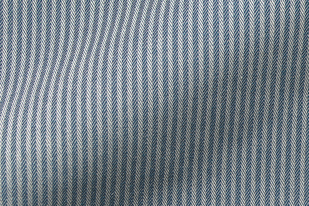 Dekostoff Simply - Streifen - Dunkelblau 