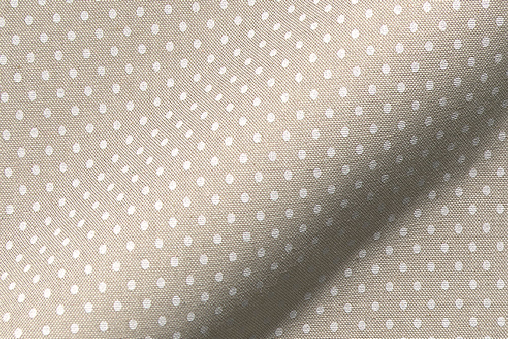 Dekostoff Leinenoptik - Glücksmomente - Punkte 