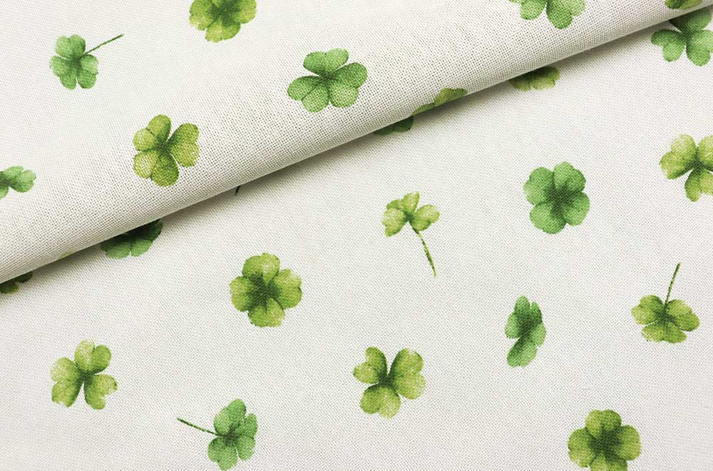 Dekostoff - Glücksklee 