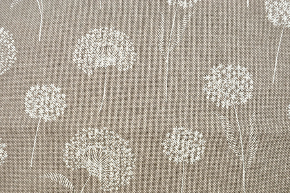 Dekostoff Leinenoptik - Pusteblumen 