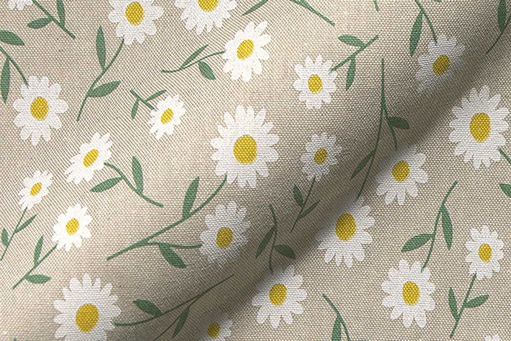 Dekostoff Leinenoptik - Daisy 